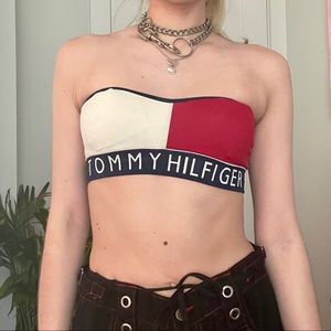 Tommy Hilfiger tube top!